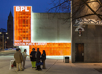 Boston Public Library Signage